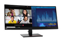 ThinkVision P34w-20 34.14" Curved 21:9 UWQHD USB-C Docking Monitor
