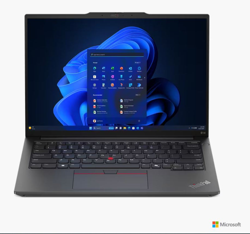 Lenovo ThinkPad E14,U5-125U,8GB DDR5,512GB SSD M.2 2242 NVMe, Integrated, Win 11 Pro 64 Preloaded,14.0" WUXGA AG 300nits,FHD IR Cam,2 Yr