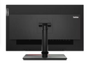 Lenovo P27u-20 ThinkVision  27.0 Inch UHD IPS Monitor  HDMI 1.4 + USB Type-C + DP 1.2 + DP(Out),TBT4, Ethernet,KVM , High Adjustment Pivot Stand - Business Black, 3 year warranty