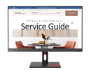 Lenovo ThinkVision S24i-30 24 inch FHD Monitor (IPS Panel, 100Hz, 4ms, HDMI, VGA, Phone Holder) - Tilt Stand,3 years warranty